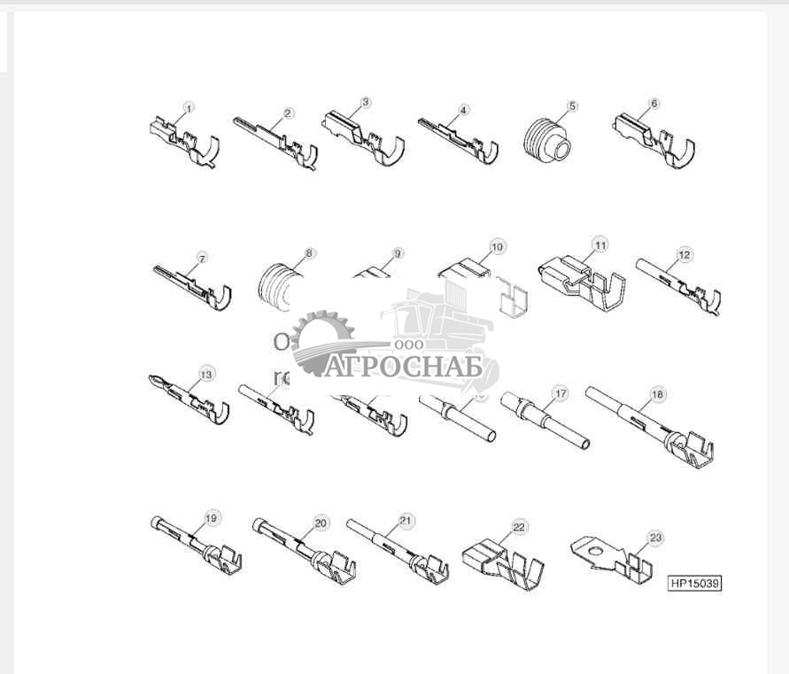 Electrical Connector Service Kit (Contents Of Box 4) Terminals And Seals 